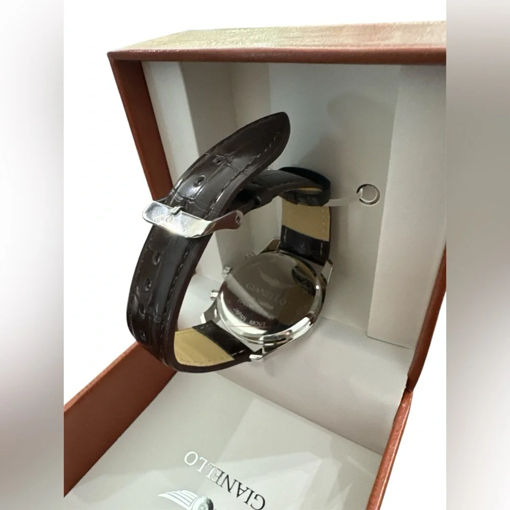 Gianello Men's 41mm Prism Strap Watch New With Box